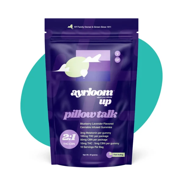 “up” 2:1 pillow talk cannabis infused gummies