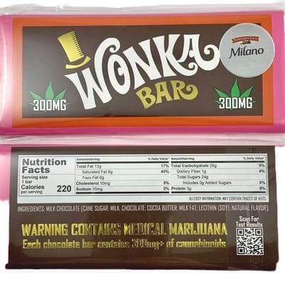 Wonka Chocolate Bar Milano